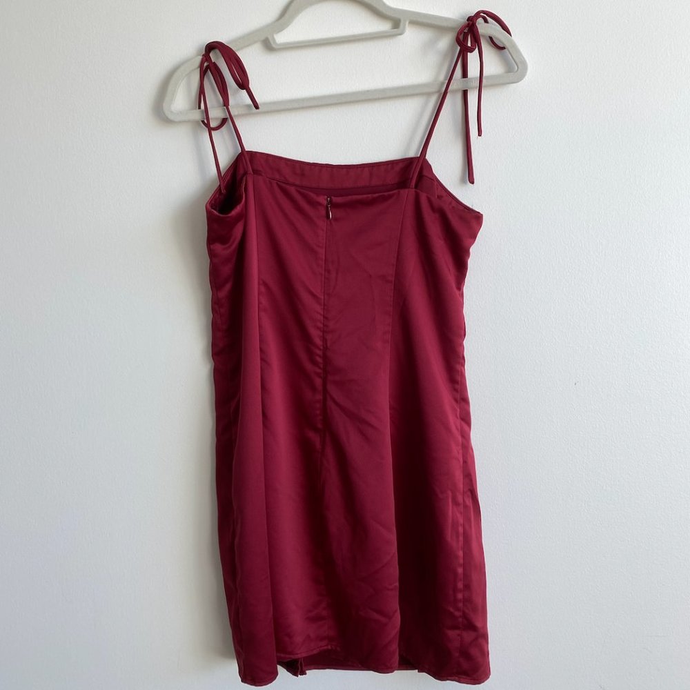 Revolve Privacy Please Red Slip Dress - Picture 3 of 3
